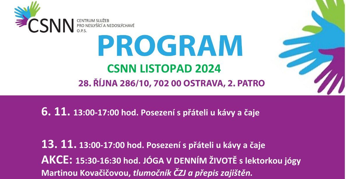 Program na listopad 2024